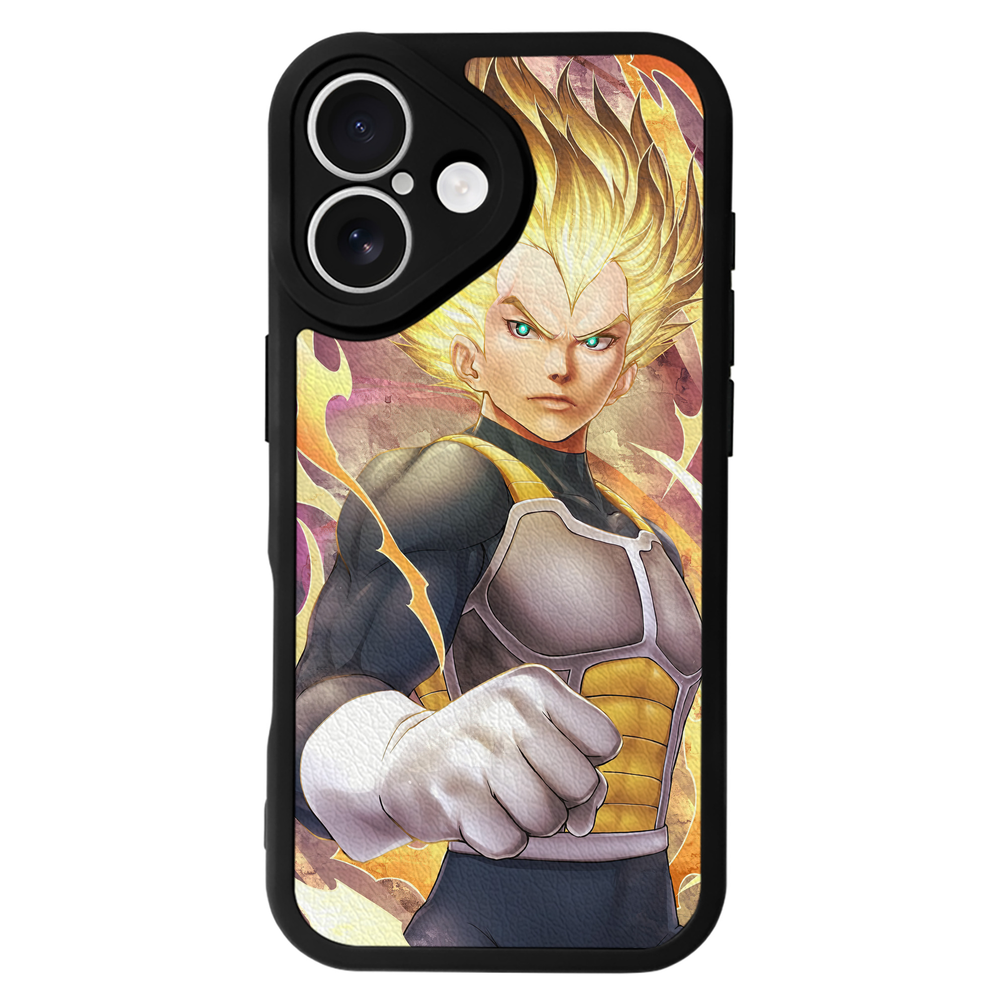 （画像用） ドラゴンボール DRAGON BALL 【iPhone 16シリーズ対応】シリコンスマホケース（レザー調） 材質：シリコン